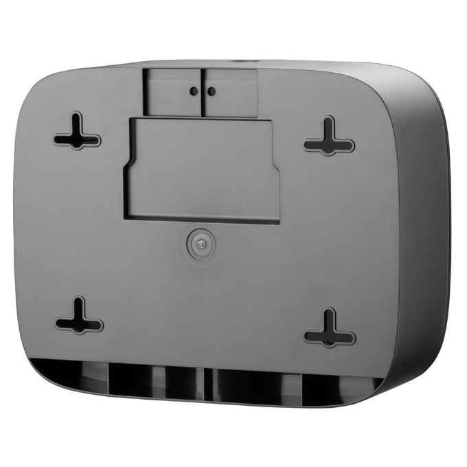 Distributeur d'essuie-mains compact noir - L 271 x P 107 x H 218 mm - Jantex