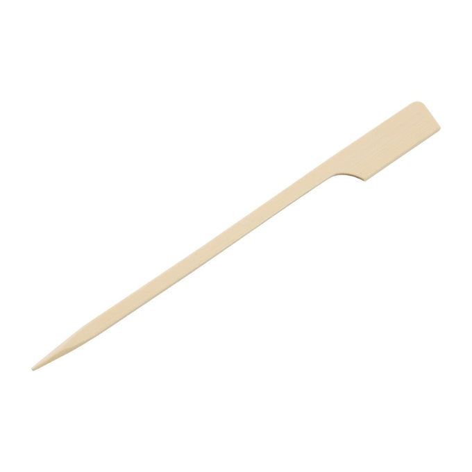 Brochettes biodégradables en bambou 120 mm (lot de 100) - Fiesta Compostable