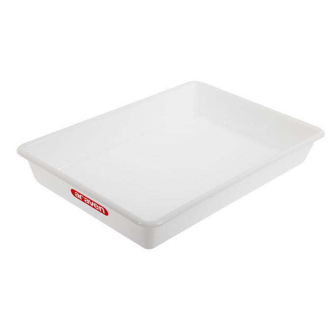 Bac alimentaire peu profond transparent 540 mm - Araven