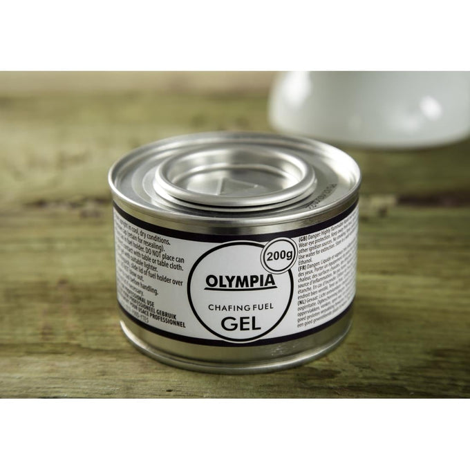 Gel combustible pour chauffe-plat 3h x 12 - Olympia