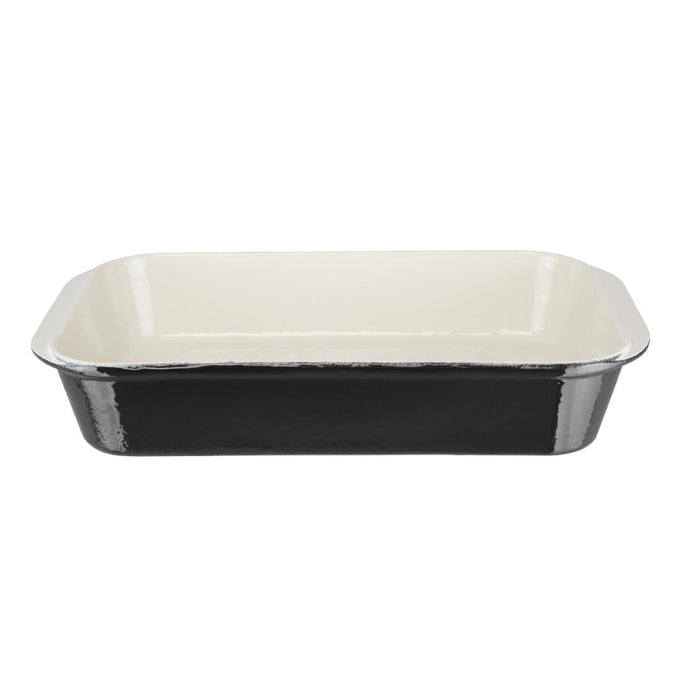 Plat à rôtir en fonte noir 405 × 250 mm - Vogue