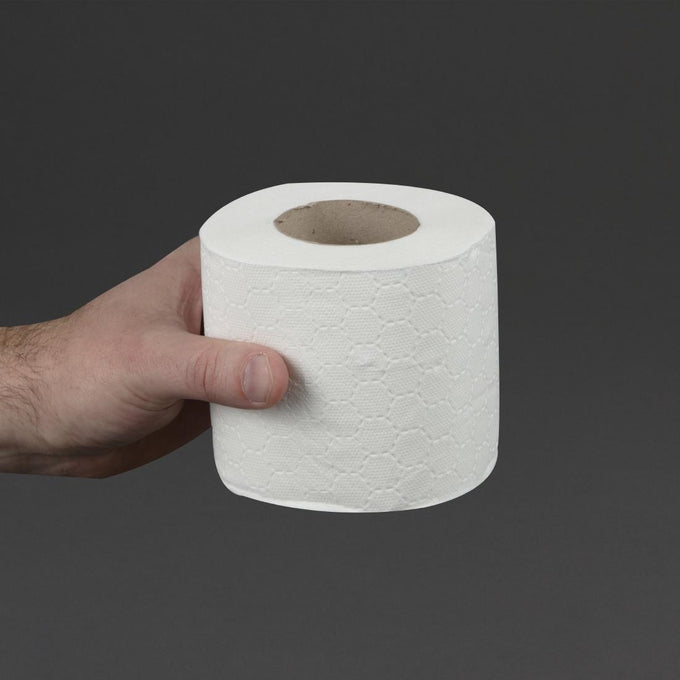 Rouleaux de papier toilette standard 2 plis (lot de 40) - Jantex