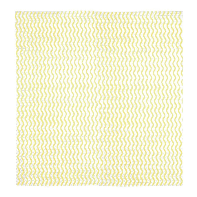 Chiffons non tissés jaunes (rouleau de 100 chiffons) - Jantex