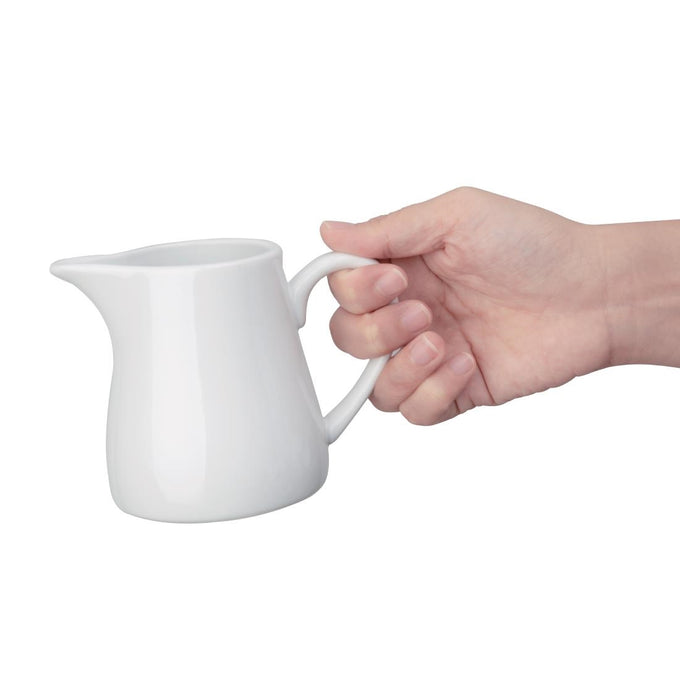 Pots à lait blancs 305 ml (lot de 6) - Olympia