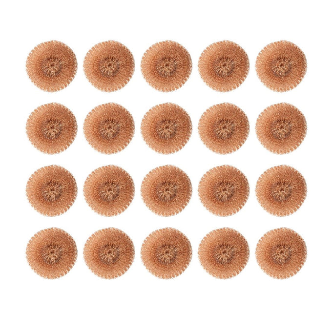 Tampons à récurer en cuivre (lot de 20) - Jantex
