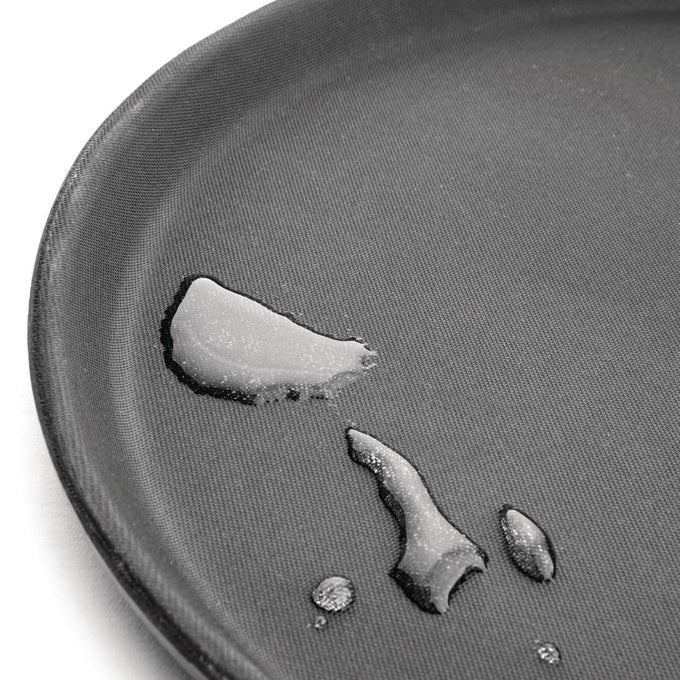 Plateau antidérapant en plastique Kristallon rond noir 406 mm - Olympia