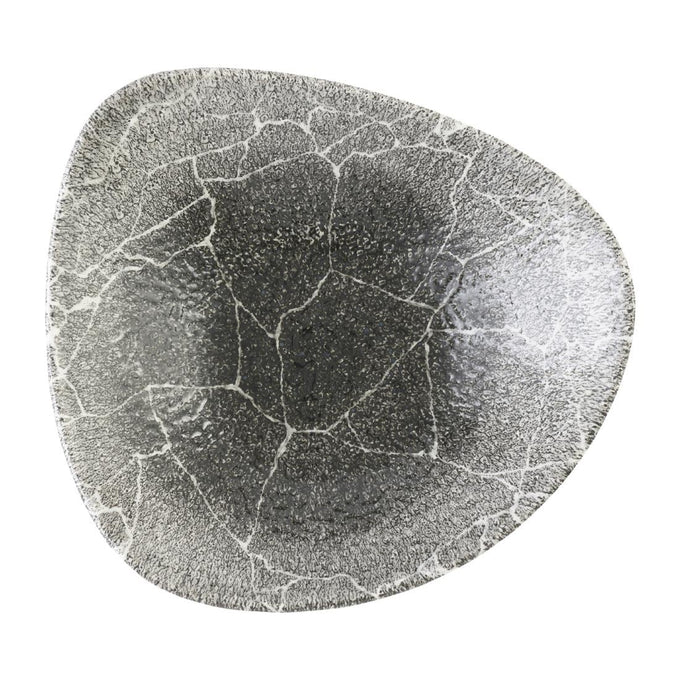 Bols triangulaires Studio Prints Kintsugi Quartz Black 235 mm (lot de 12) - Churchill
