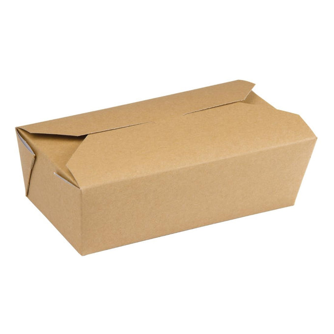Cartons alimentaires rectangulaires kraft 985 ml (lot de 250) - Colpac