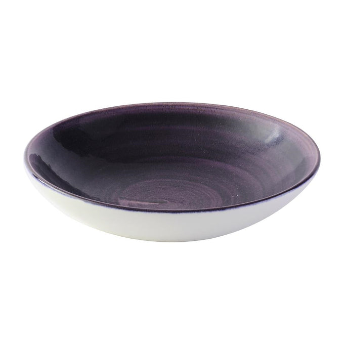 Assiettes coupes rondes Stonecast Patina Purple 182 mm (lot de 12) - Churchill