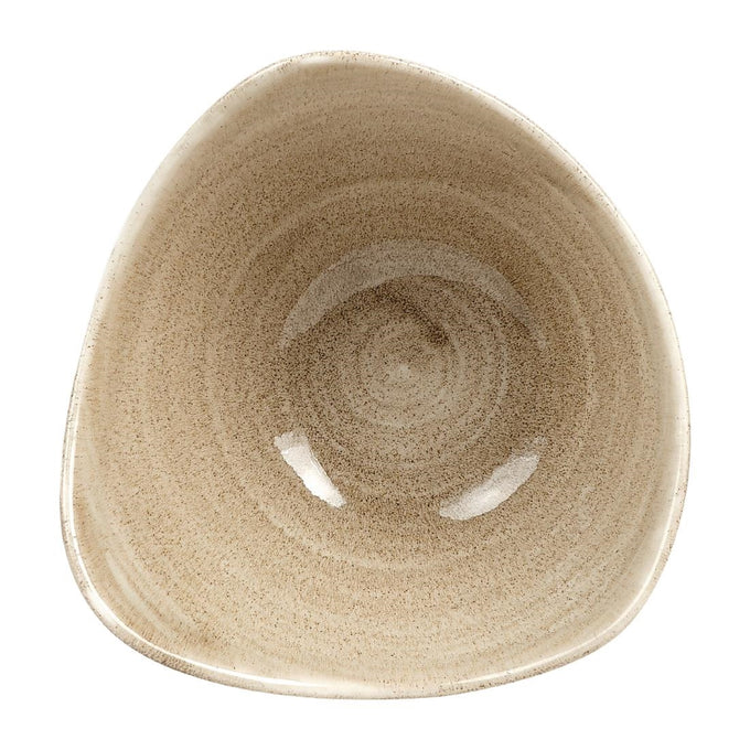Bols triangulaires Stonecast Patina Antique Taupe 153 mm (lot de 12) - Churchill