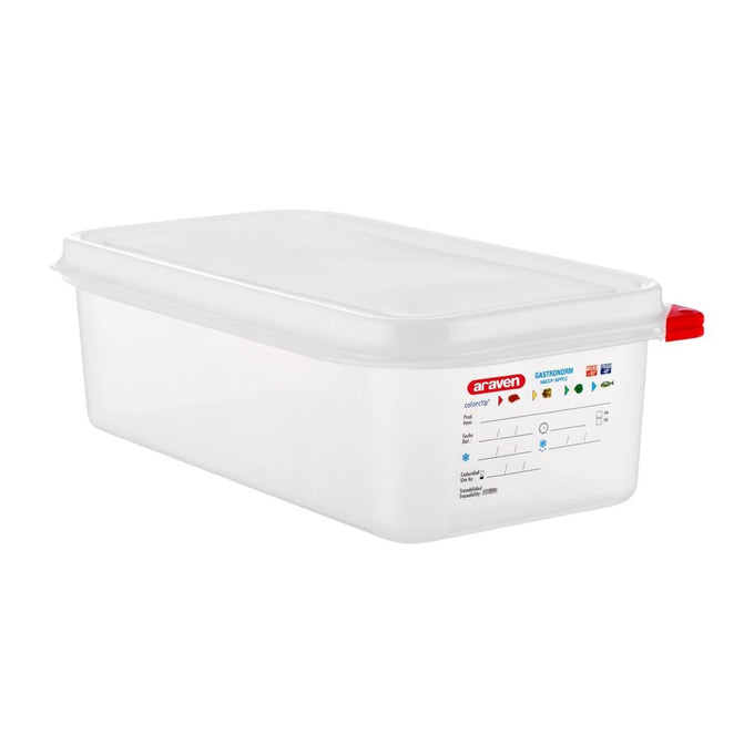 Boîtes alimentaires en polypropylène GN 1/3 4 L (lot de 4) - Araven