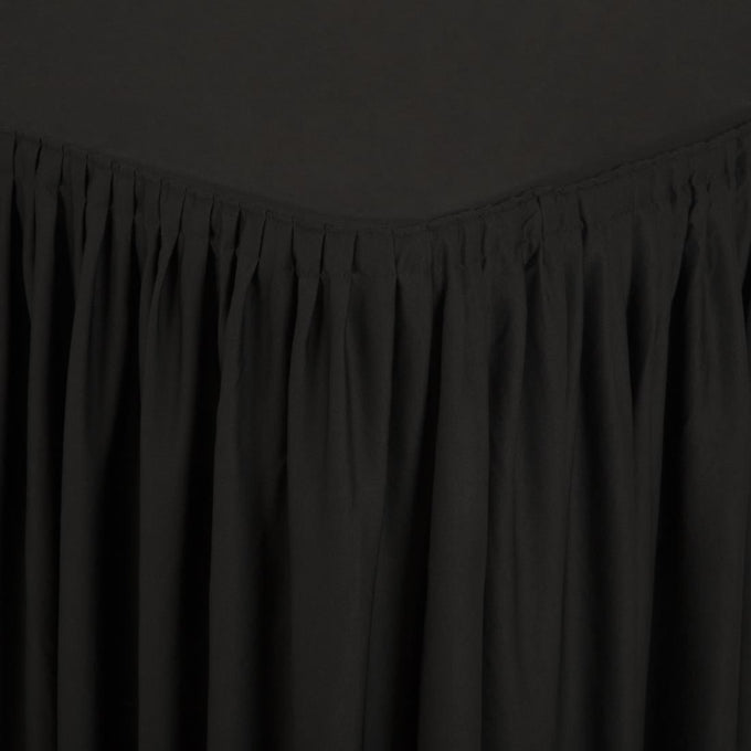Nappe et juponnage noirs - modèle froncé - Dena