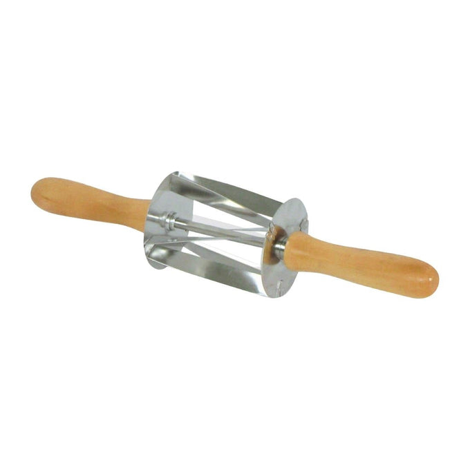 Rouleau à mini croissants en inox poignée bois Gobel 345 × 75 × 75 mm - Louis Tellier