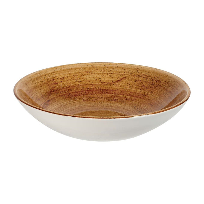 Assiettes coupes rondes Stonecast Patina Vintage Copper 182 mm (lot de 12) - Churchill
