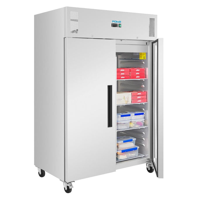 Armoire réfrigérée négative à air forcé double porte série G 1200 L - Polar