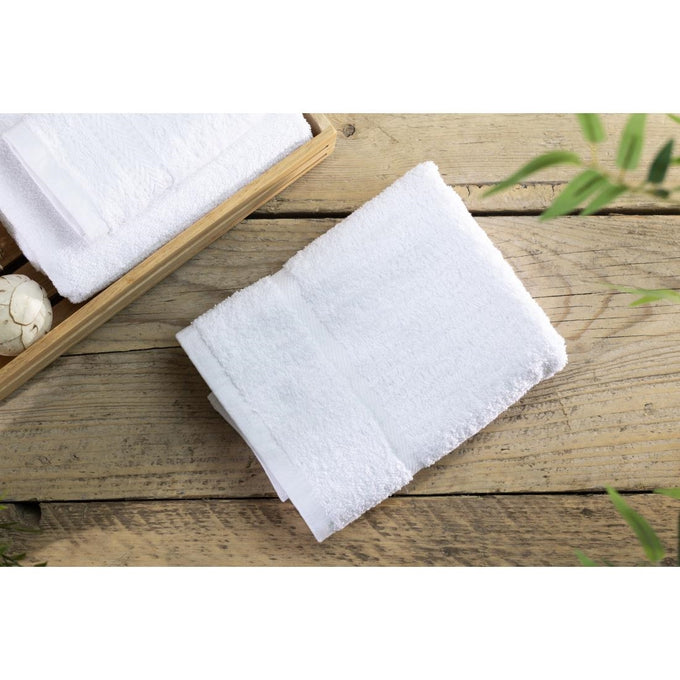 Serviette de toilette Nova blanche 500 × 900 mm - Mitre Comfort