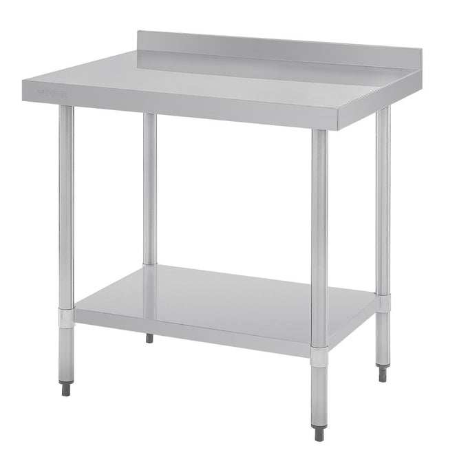Table en acier inoxydable avec rebord 900 × 700 mm - Vogue