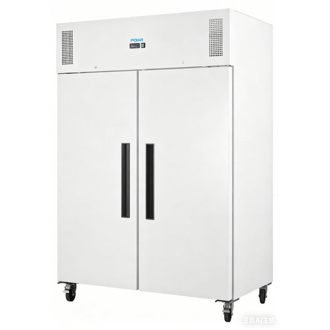 Armoire réfrigérée positive blanche série G 2 portes 1 152 L - Polar