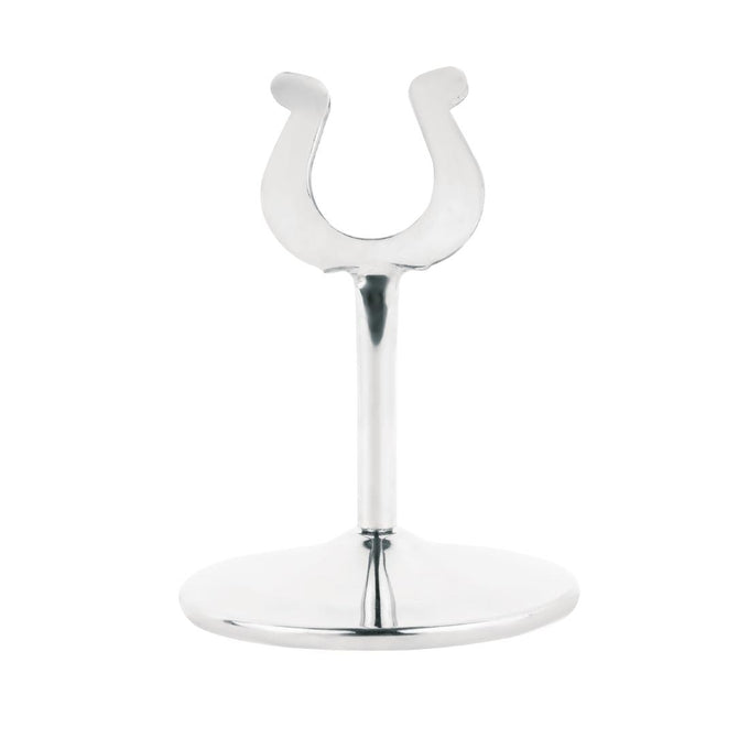 Support numéro de table en inox 100 mm - Olympia