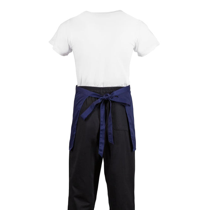 Tablier serveur court bleu marine - Whites Chefs Clothing