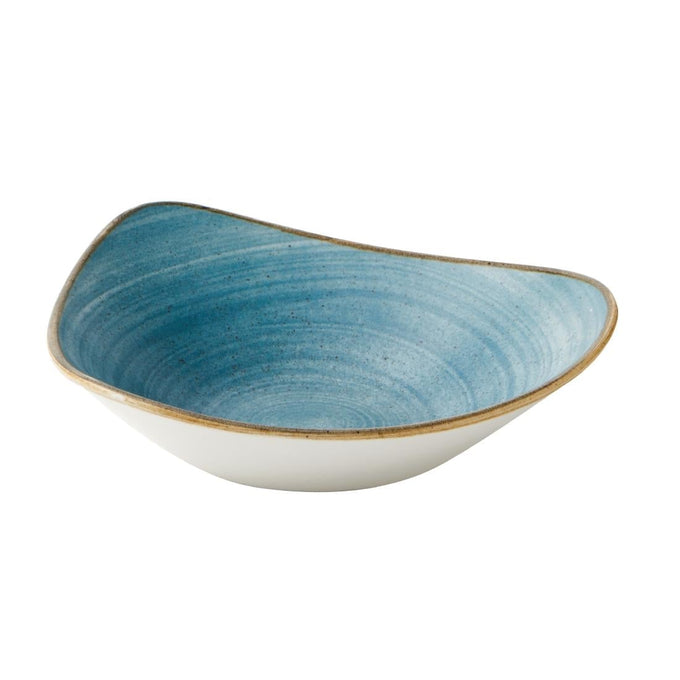 Bols triangulaires Stonecast Raw Lotus Teal 228 mm (lot de 12) - Churchill