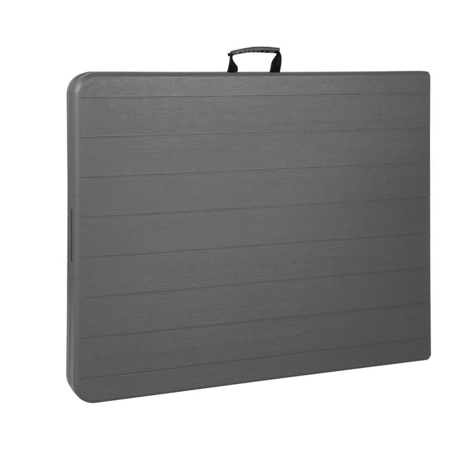 Table pliante rectangulaire effet rotin 1829 mm - Bolero