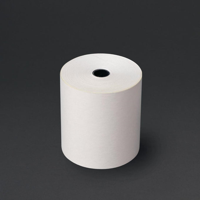 Rouleau de caisse 2 plis non thermique blanc et jaune 76 × 70 mm (lot de 20) - Olympia