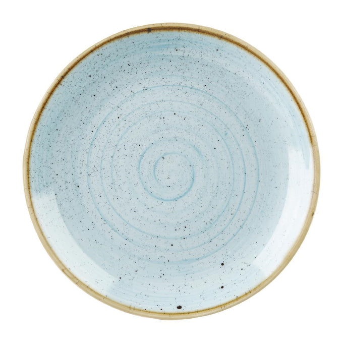 Assiettes rondes Stonecast Duck Egg 254 mm (lot de 12) - Churchill