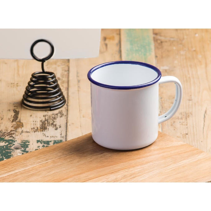 Mug en acier émaillé (lot de 6) - Olympia