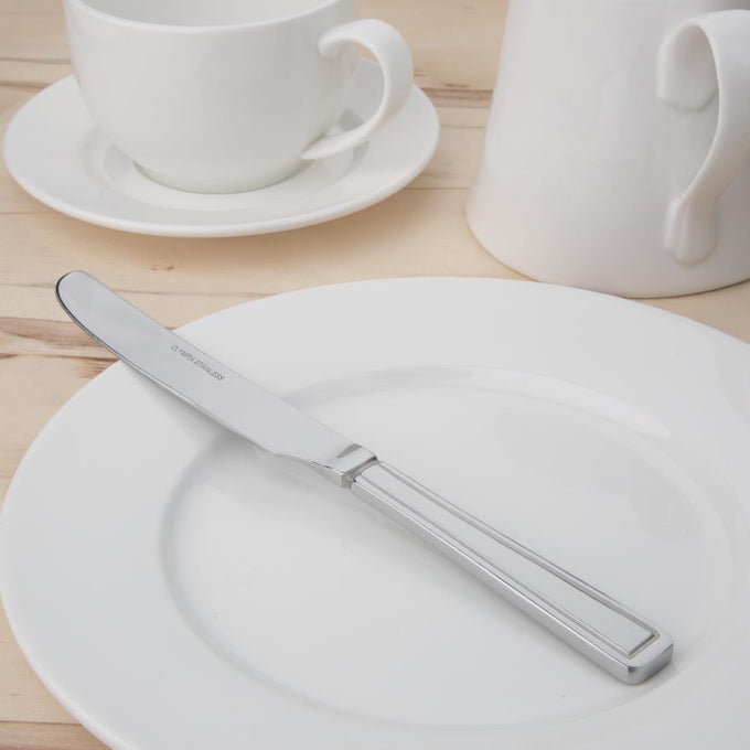 Couteau de table Harley manche plein (lot de 12) - Olympia