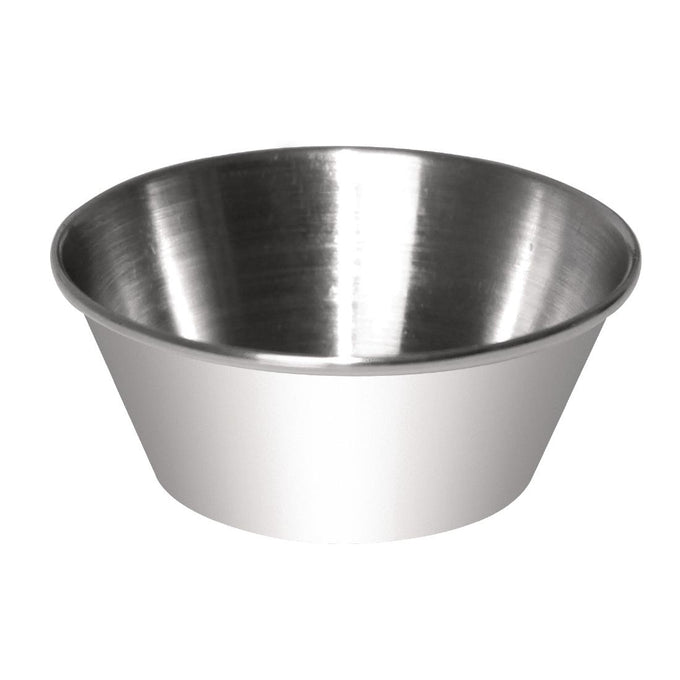 Pots à sauce en acier inoxydable 40 ml (lot de 12) - Olympia