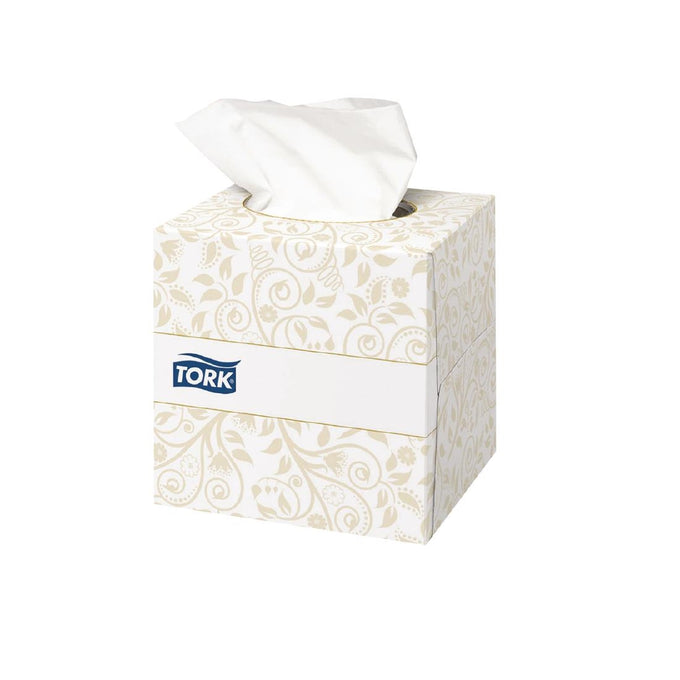 Boîtes cubes de mouchoirs extra doux 2 plis Premium 2 plis (30 × 100) - Tork