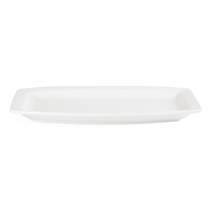 Assiettes rectangulaires Whiteware 320 mm (lot de 6) - Olympia