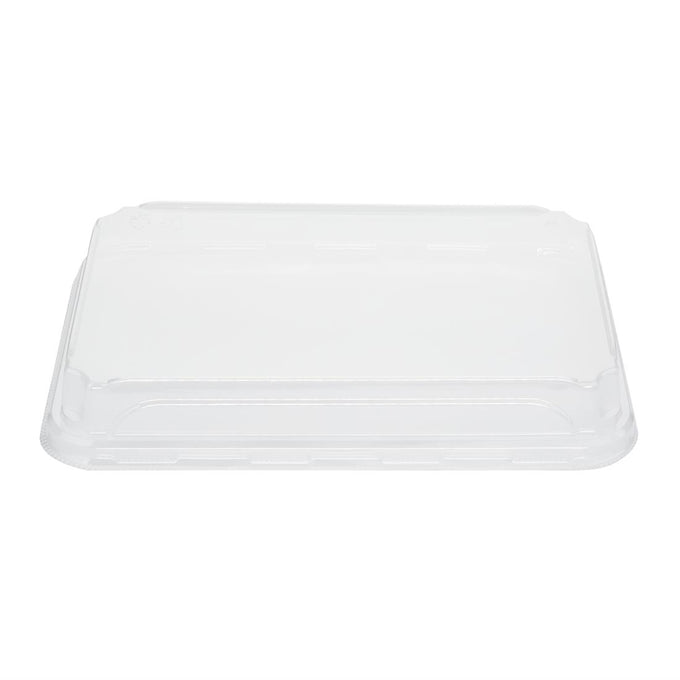Couvercles en PET pour barquettes à sushi No. 7 (lot de 300) - Fiesta Recyclable