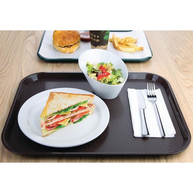 Plateau self-service Kristallon marron 450 × 350 mm - Olympia
