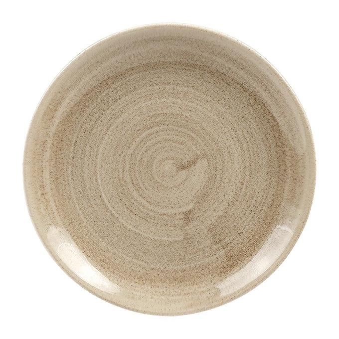 Assiettes rondes Stonecast Patina Antique Taupe 165 mm (lot de 11) - Churchill