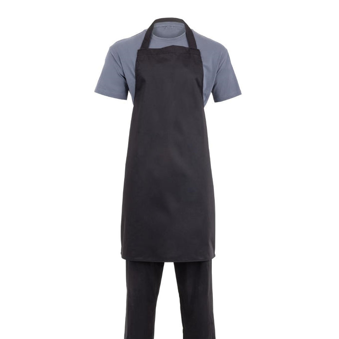 Tablier bavette noir - Whites Chefs Clothing