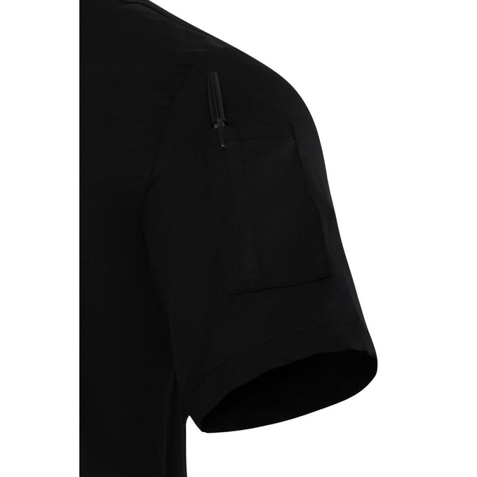 Veste de cuisinier en maille à manches courtes Harlem noire - Southside