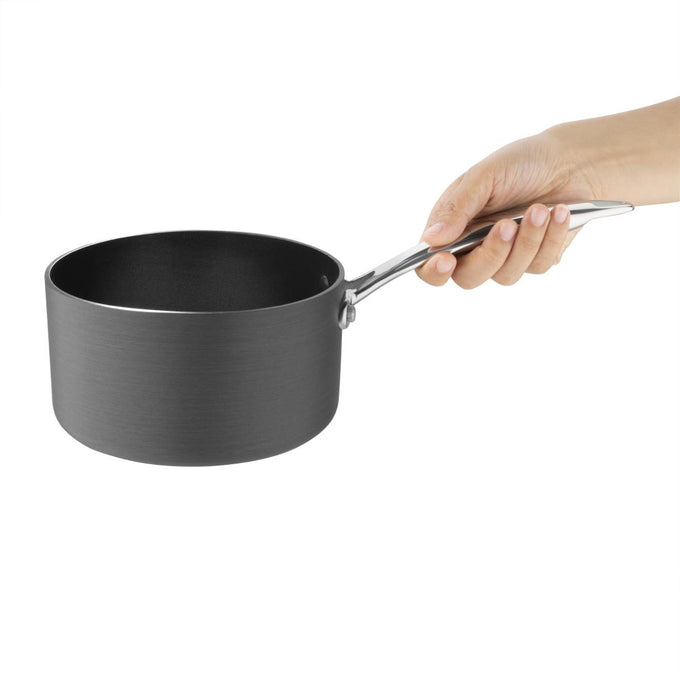 Casserole antiadhésive en aluminium anodisé 160 mm - 1,8 L - Vogue