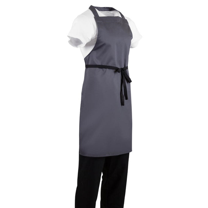 Tablier bavette anthracite - Whites Chefs Clothing