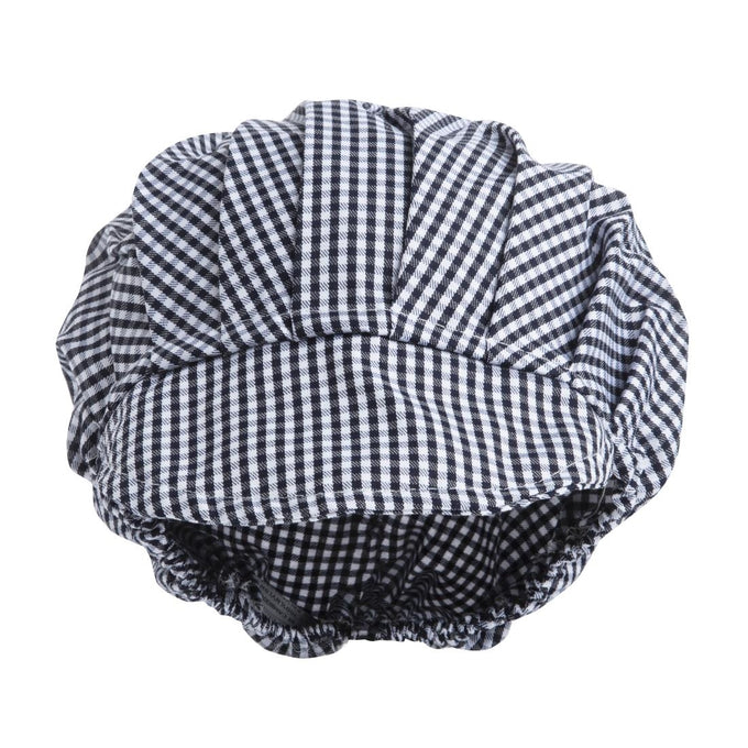 Charlotte à visière carreaux bleus et blancs - Whites Chefs Clothing