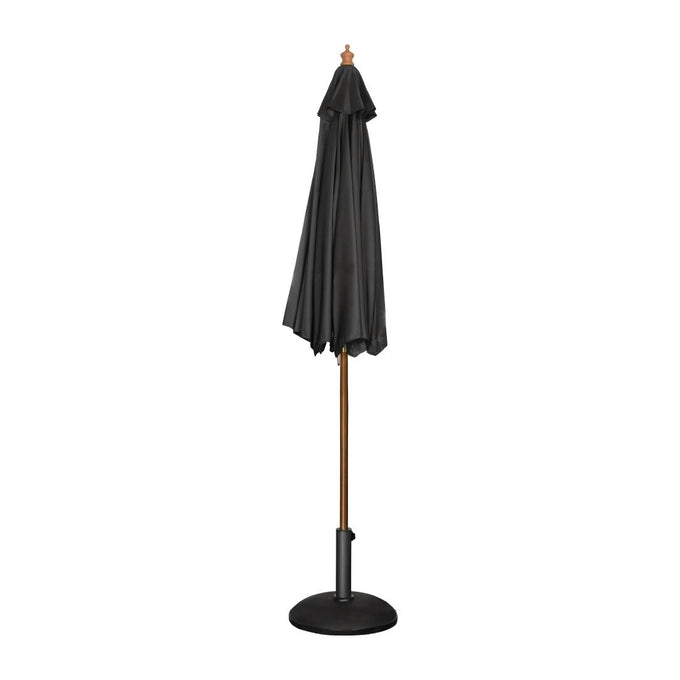 Parasol rond noir 3m - Bolero
