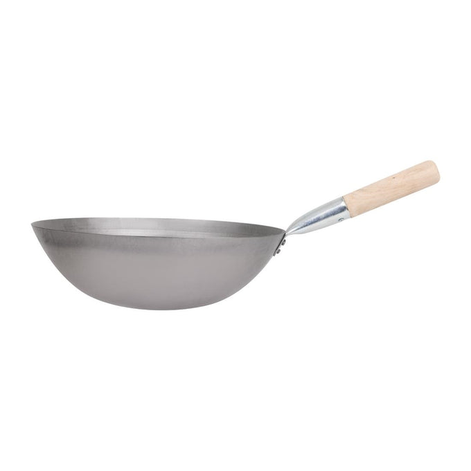 Wok conique en acier doux 356 mm - Vogue