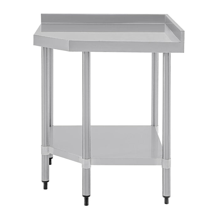 Table d'angle inox 600 mm - Vogue