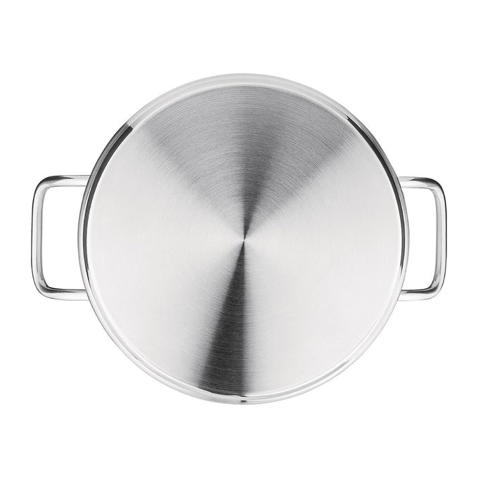 Braisière inox avec couvercle 24 cm - 5,6 L