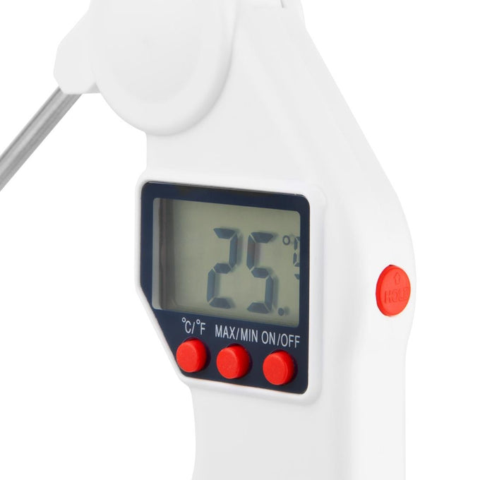 Thermomètre à sonde pliable Easytemp blanc - Hygiplas