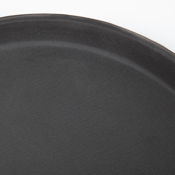 Plateau antidérapant en fibre de verre Kristallon rond noir 356 mm - Olympia