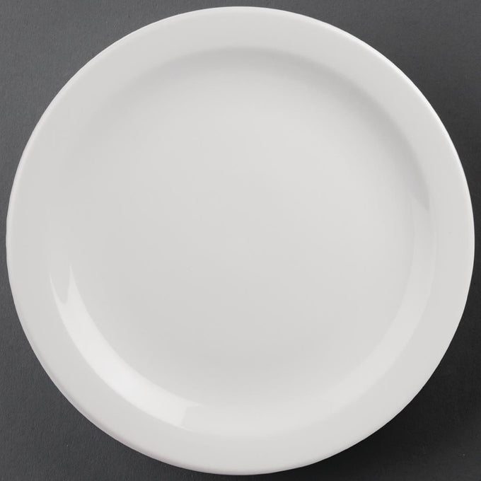 Assiettes à bord étroit Athena 284 mm (lot de 6) - Olympia