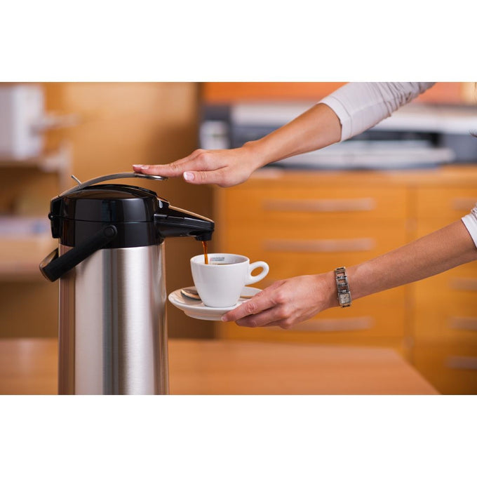 Pichet à pompe inox Furento 2,2 L - Bravilor Bonamat