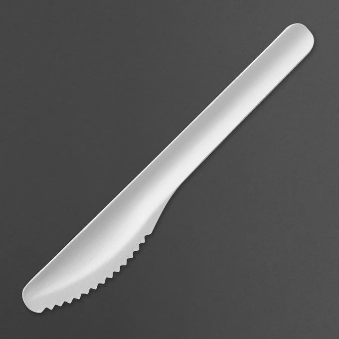 Couteaux en papier 165 mm (lot de 100) - Fiesta Compostable